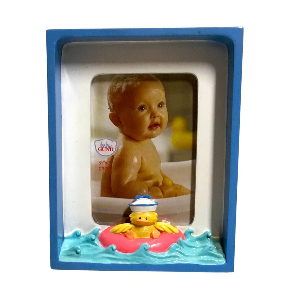 NWOT Little Quack-ups Shadowbox Frame Baby Gund Bath Time